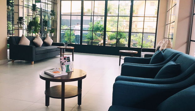 Sitzecke in der Lobby