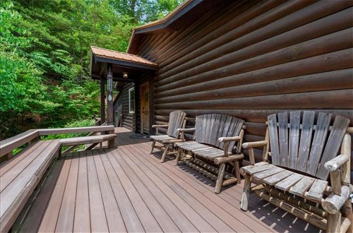 Photo 6 - Underlook Cabin-secluded Cabin With Wifi Large Deck Gas Grill Wood Fireplace
