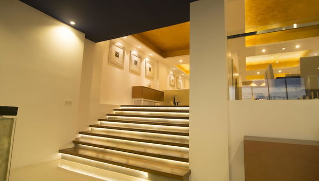Interior entrance