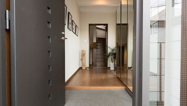 Interior entrance