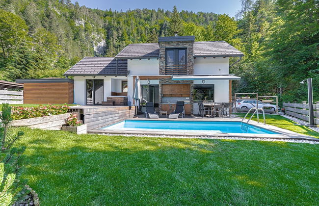 Pool Villa Katja Kranjska Gora - Foto 36