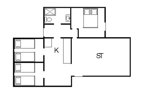 Photo 2 - 6 Person Holiday Home in Hemmet