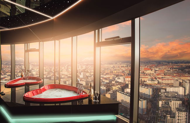 Apartments in Sky Tower with Bathtub near the window - Foto 31