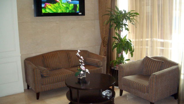 Sala de estar do lobby
