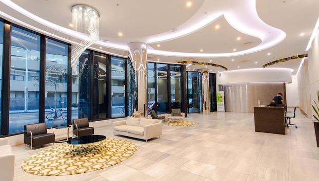 Sala de estar do lobby