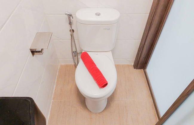 Cozy And Minimalist Studio Room At Sky House Bsd Apartment - Foto 8