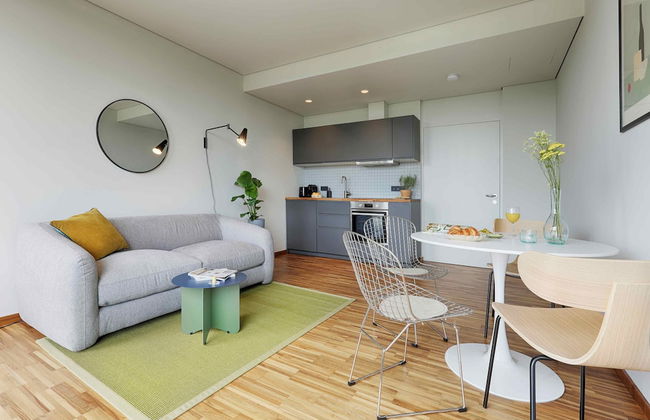 homie stay Architektenapartments im Grünen mit Blick auf die Würzburger Innenstadt - Foto 6