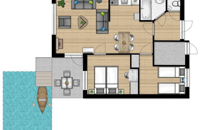 Bungalow in Weert With Private Jetty - Foto 8