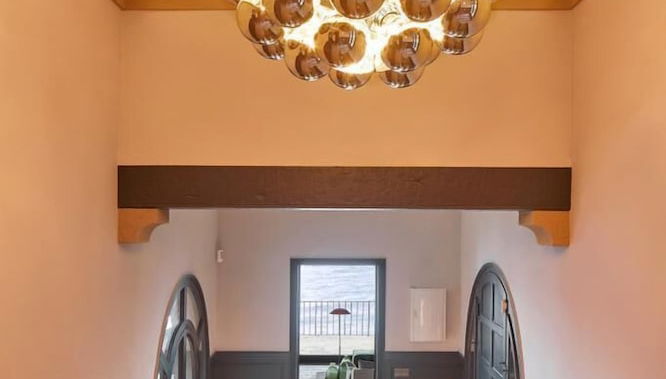 Interior entrance