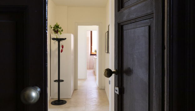 Interior entrance