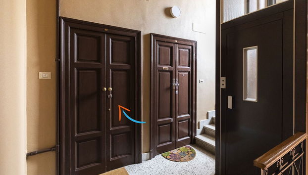 Interior entrance
