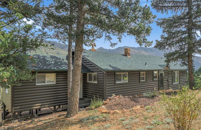 3BD Cowboy Cabin Pikes Peak Mountain Log Cabin - Foto 47