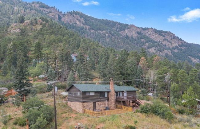 3BD Cowboy Cabin Pikes Peak Mountain Log Cabin - Foto 52