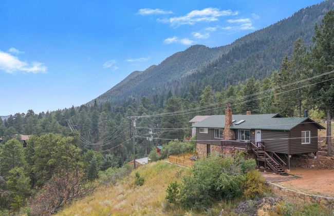 3BD Cowboy Cabin Pikes Peak Mountain Log Cabin - Foto 46