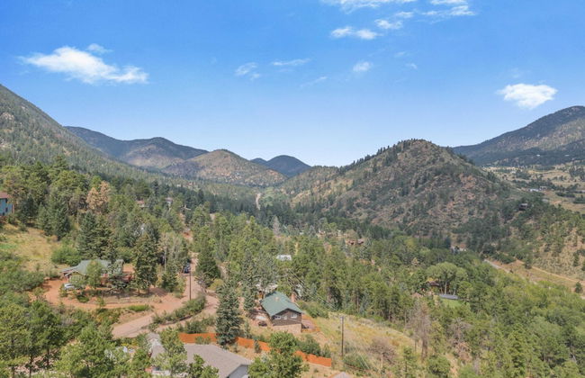3BD Cowboy Cabin Pikes Peak Mountain Log Cabin - Foto 25