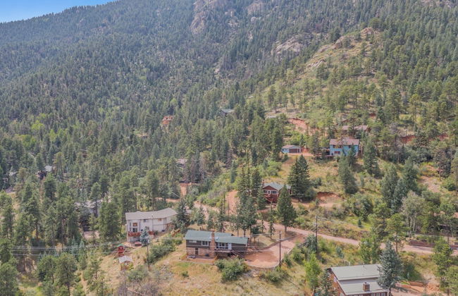 3BD Cowboy Cabin Pikes Peak Mountain Log Cabin - Foto 59