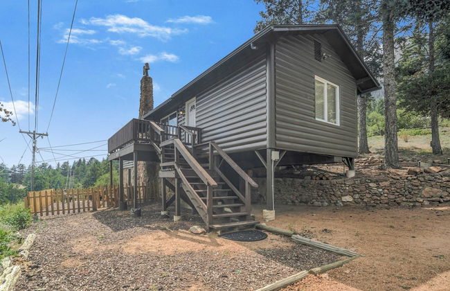 3BD Cowboy Cabin Pikes Peak Mountain Log Cabin - Foto 53