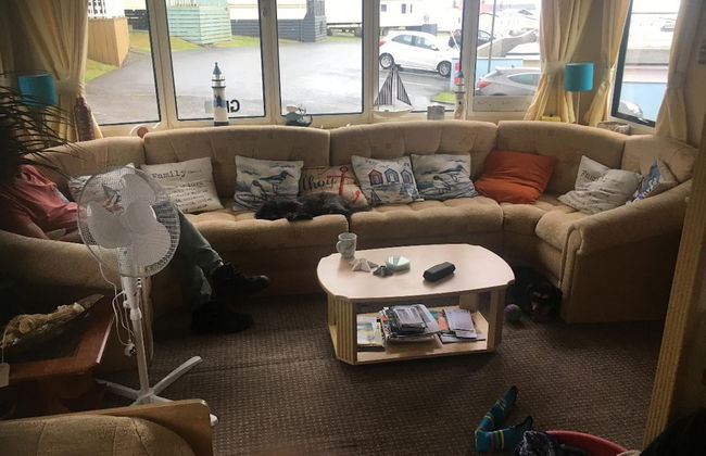 Lovley Sea Viev 2 Bedroom Caravan in Clarach Bay - Foto 7