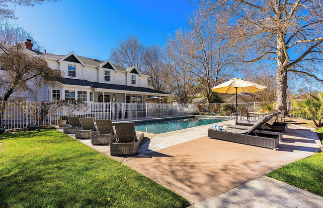 Victorian Manor In Paso Robles Wine Country + Pool, Hot Tub, Firepit, Tennis Court Sleeps 28 - Foto 22