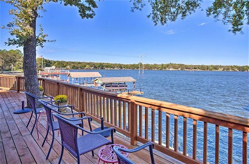 Photo 1 - Waterfront Home in Tool w/ Dock, Fire Pit & Patio