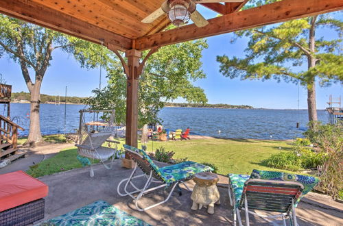 Photo 4 - Waterfront Home in Tool w/ Dock, Fire Pit & Patio