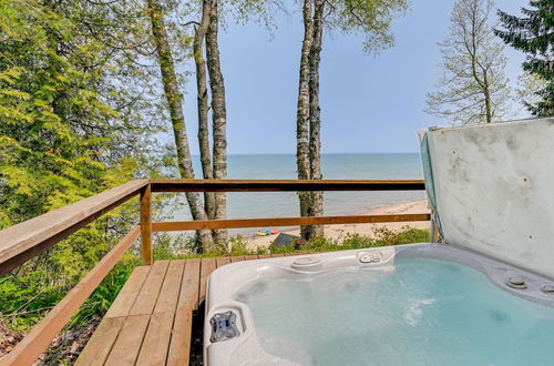 Photo 1 - Beachy Palms Cottage on Lake Huron w/ Hot Tub