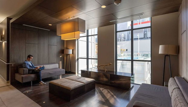 Zona de estar del vestíbulo