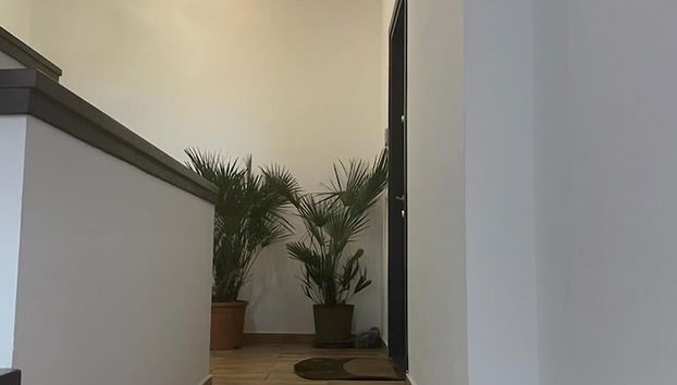 Interior entrance