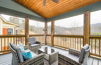 Photo 1 - Cullowhee Home w/ Game Room, Wraparound Decks