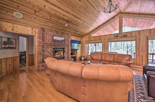 Photo 21 - Expansive Pinetop Cabin w/ Fireplace + Grill