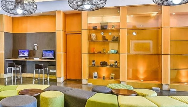 Sala de estar do lobby