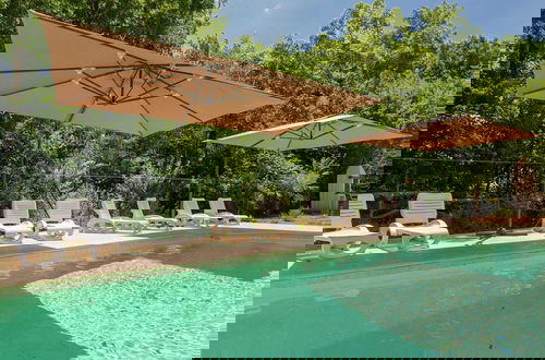 Photo 28 - Spacious Farmhouse With Private Heated Pool in a Rustic Garden