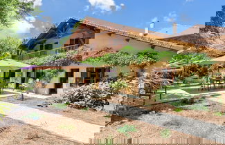 Photo 1 - Spacious Farmhouse With Private Heated Pool in a Rustic Garden