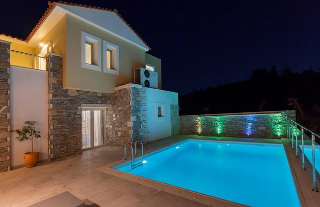 Luxury Holiday Home 4 Bedroom Villa in Paleokastro - Foto 31