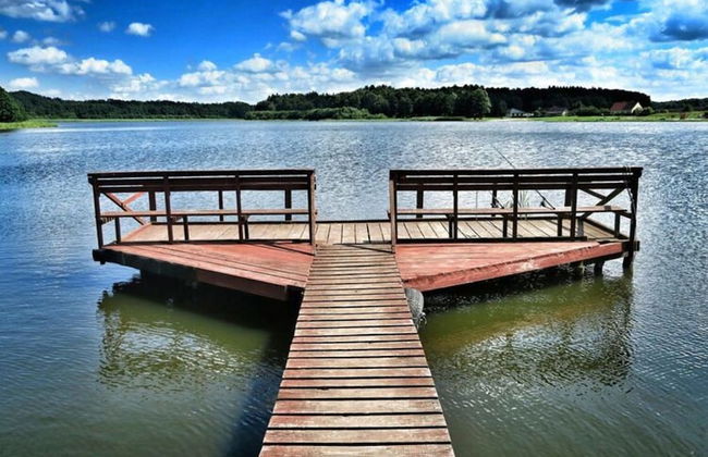 Cottage by Lake Ostrowieckie With Private Beach - Foto 39