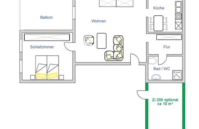 Ferienwohnung fur 2 Personen in Altenberg - Foto 7