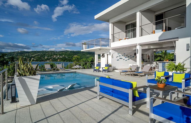 Santosha Whitehouse JM - 10 Bedroom Villa w Private Beach - Foto 22