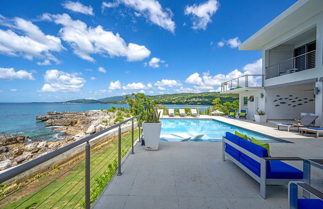 Santosha Whitehouse JM - 10 Bedroom Villa w Private Beach - Foto 25