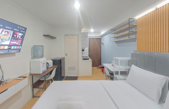 Homey And Elegant Studio At Apartment Sentraland Medan - Foto 8