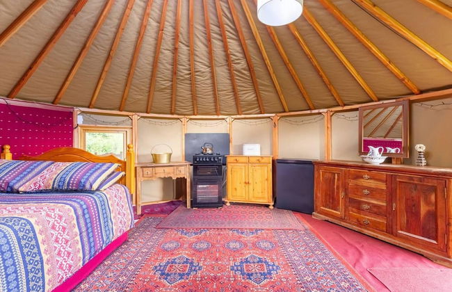 Roundhouse Yurt, Stunning Views, Totnes Dartmouth - Foto 12