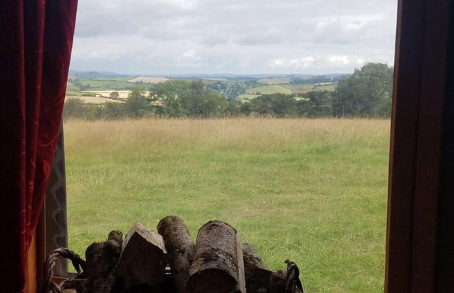 Roundhouse Yurt, Stunning Views, Totnes Dartmouth - Foto 17