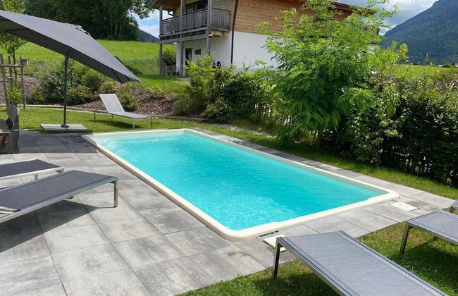 Chalet Alpenzauber mit Beheiztem Pool, Inzell - Foto 20