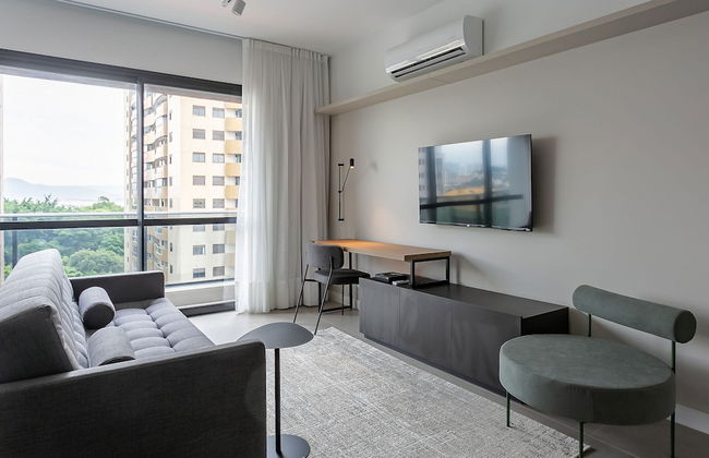 Studios Tower by Viva - Prédio com piscina e estacionamento no centro de Floripa - Foto 46
