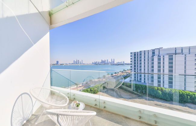 Ultra Luxury Palm - Mina Azizi Beachfront - Private Beach and Pool - Foto 49