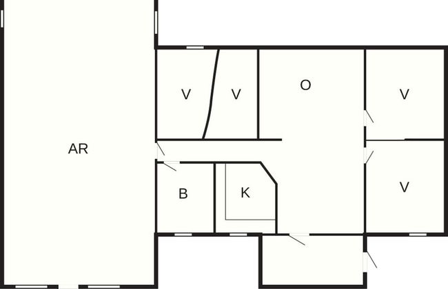 8 Person Holiday Home in Orsted - Foto 12