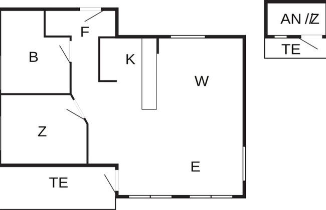 6 Person Holiday Home in Jaegerspris - Foto 8