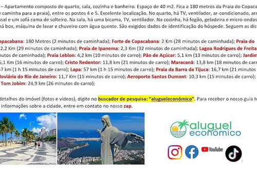 Foto 2 - Apto Copacabana - Aluguel Economico