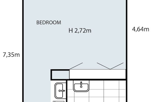 Foto 9 - Modern Studio With Balcony