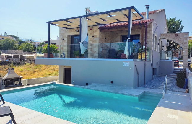 Villa ArGia with private pool & sea view - Foto 26