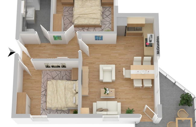 Geraumige Wohnung mit Skilift in der Nahe - Foto 13